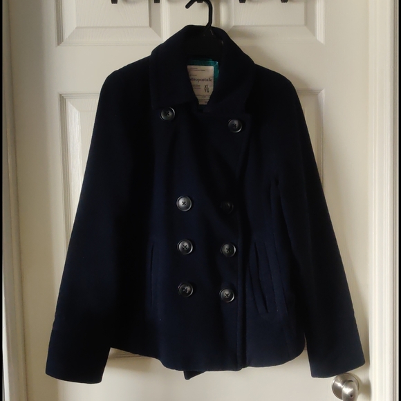 Aeropostal Women Blue Short Coat - Picture 2 of 10